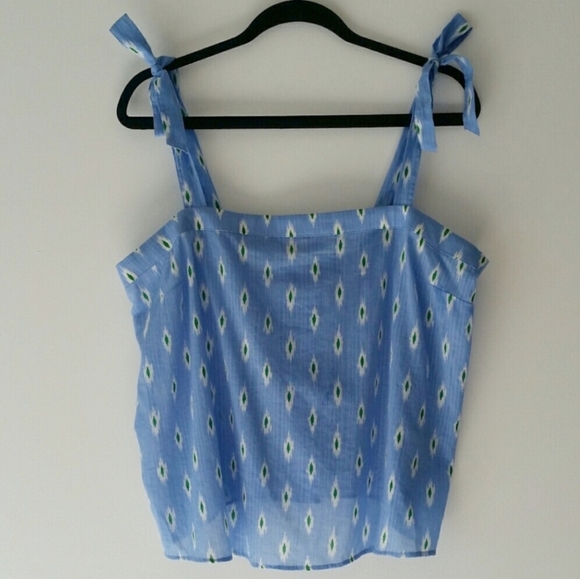J. Crew Tops - J.Crew blue top size Large